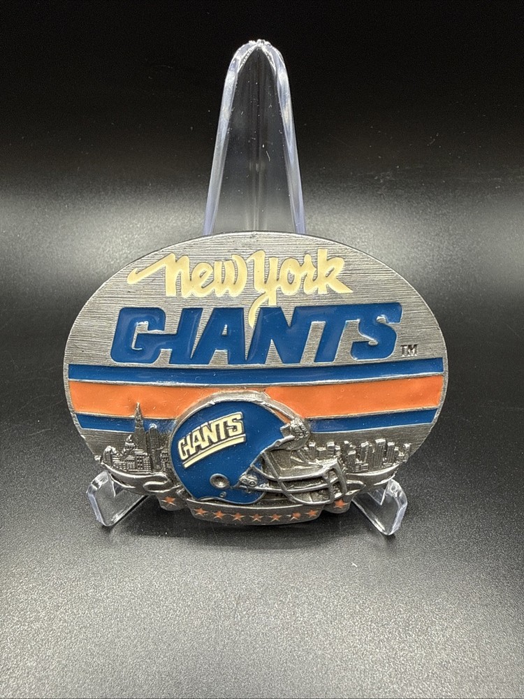1992 Siskiyou Belt Buckle Co Limited Edition New York Giants Vintage Belt Buckle