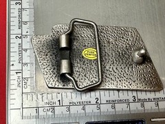 Flag Logo Emblem Star Cutout Belt Buckle