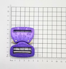 AustriAlpin Purple 38mm/1.5&Prime; Pro Style Cobra Buckle – Male Adj Female Fixed