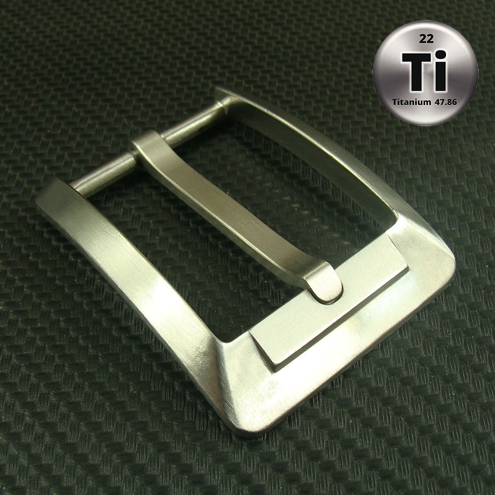 Titanium anti-allergy Tongue Pin Belt Buckles for 33mm-35mm width belt XZ118