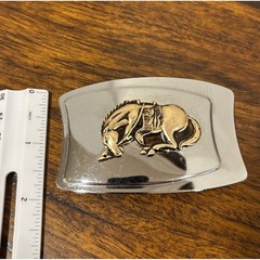 Vtg Bucking Bronco Belt Buckle Horse Western Cowboy Rodeo Ranch Circa 80s-90s