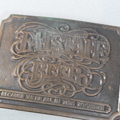 Vintage Falstaff Beer Bronze Belt Buckle Because We&rsquo;re All In This Together