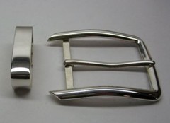 Sterling silver 925 solid loop only for 1.5&Prime; belt made in USA