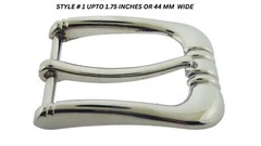 Pin Belt Buckles for Men&rsquo;s Belt 1.50 Inch Stainless Steel Single Prong Silver