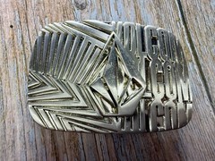 Volcom Skateboard Surfer Board Sports Apparel Advertising Promo 90s Belt Buckle
