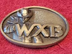 1985 Idea Craft Limited Edition Silver Tone Belt Buckle WXB Vtg USA 🇺🇸