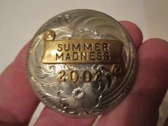 2002 SUMMER MADNESS SCARF BUCKLE SILVER PLATED HAND MADE – BBA-4