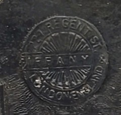 Vintage Tiffany Wells Fargo Guard Services Bakers Industries Brass Belt Buckle