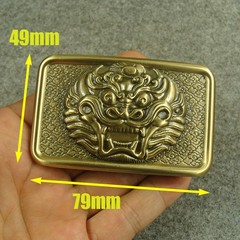 Heavy duty Brass “ mythical beast ” Belt Buckles For 1.5&Prime; Plate Pin Buckle Z197