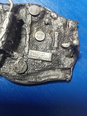 1984 Bergamot K-150 Indians Native Horseback Western Equestrian Belt Buckle USA