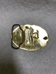 AMINCO Deer Buck BELT BUCKLE AMINCO THE HERITAGE COLLECTION SSP. GP. VINTAGE