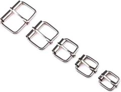 Swpeet 50Pcs 5 Sizes 1/2&Prime; 3/4&Prime; 1&Prime; 5/4&Prime; 5/8&Prime; Multi-Purpose Metal Roller Buckle Ri