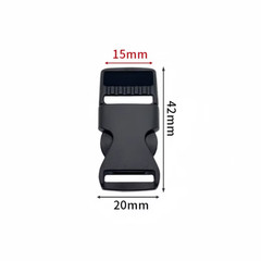 10Pcs Plastic Side Release Buckles Clip for Paracord Backpack Pet Collar Webbing