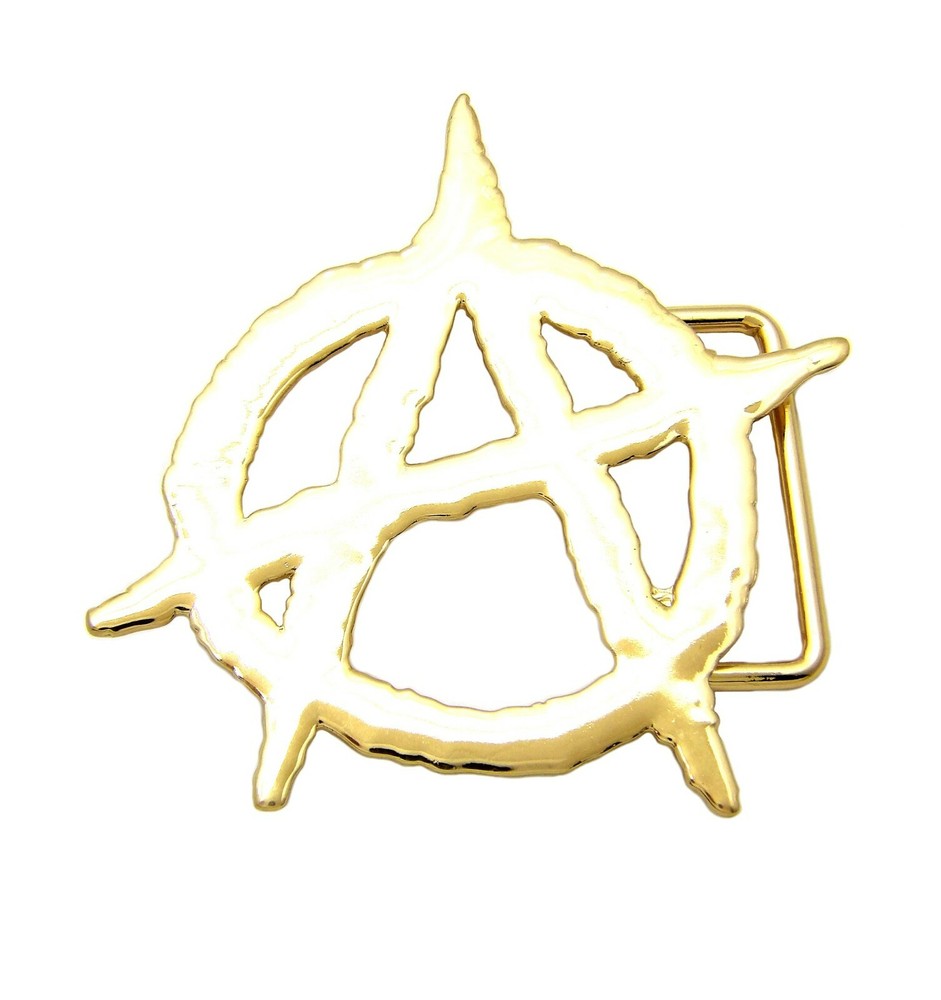 Men&rsquo;s Anarchy, OTF, Sniper Gang, Mask Man Fashion Buckle 44&Prime; Belt (M)