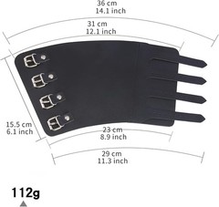 Leather Bracers for Men Medieval Bracers Buckles Leather Arm Guards Cuff Leather