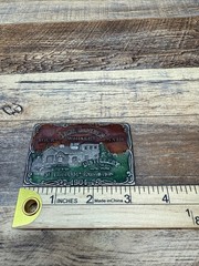 vintage JACK DANIELS belt buckle WHISKEY enamel BRASS western cowboy ST LOUIS