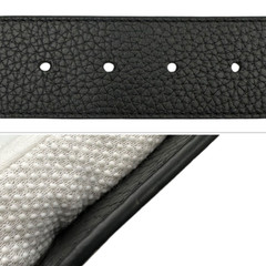 Louis Vuitton Belt M9151 Black Leather 434506