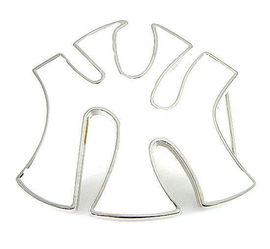 White NY New York HIP HOP Sport Rock Chrome Men Fashion Belt Buckle