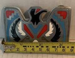 Thunderbird belt buckle Phoenix Nickel Silver Vintage Hallmark