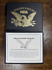 NRA Golden Eagles 2015 Commemorative Belt Buckle NEW