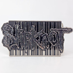 Slipknot Barcode Belt Buckle Western Style Metal Rock Band 4.3” x 2.2”