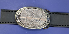 Real Canebrake/Timber Rattlesnake Insert Belt Buckle made in USA #2622