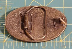 VINTAGE 1992 BASS ANGLERS SPORTSMAN SOCIETY FISHING BELT BUCKLE 25th Anniversary