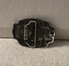 FIREFIGHTER FIRE TRUCK FIRE DEPARTMENT FIREMAN HORSES HOSE BELT BUCKLE