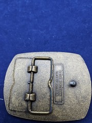 Vintage 90&rsquo;s 1996 Handyman Club Of America Life Member Hammer Logo Belt Buckle