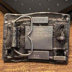 American Deer Hunter No. 1 Game Animal Pewter Tone Hunting Belt Buckle