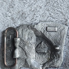 Siskiyou Buckle Co. W89 Metal Western Belt Buckle Eagle USA Flag Fits 1.5&Prime;