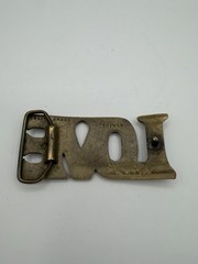 Vintage Solid Brass LOVE Belt Buckle