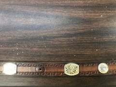 lonestar silversmiths clay county fair 100th anniversary belt buckle with belt