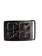 Vintage Golf Metal Belt Buckle « 90 » with Golf Club | Sports Buckle (3&Prime; x 2&Prime;)