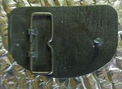 Raleigh Lights with Semi Truck Brass Belt Buckle FREE SHIPPING