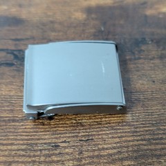 Silver Metal Automatic Latch Belt Buckle for Men, Fits 1.5 in Belt