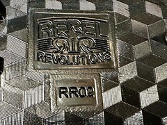 Rebel Revolutions Retro Black Color Ghetto Blaster / Boom Box Belt Buckle
