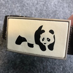 Vintage Enjoi Skateboards Panda Belt Buckle Y2K Skate Grunge Nylon 30-32 Waist