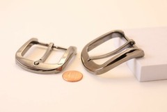 New 1 1/2&Prime;(38mm) pin buckle (#T9) man/women gun metal color finish buckle USA