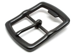 Black Bottle Opener Buckle – 1½ Inch Nickel Free Zinc Belt One Size,