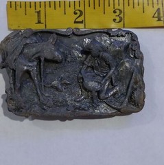 Mining belt buckle vintage Arroyo Grande Buckle co