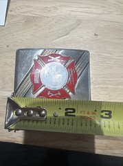 Firefighters Logo Symbol Metal Belt Buckle.