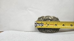 Award Design Medals Belt Buckle Mens Gold Article II Right To Bear Arms Eagle