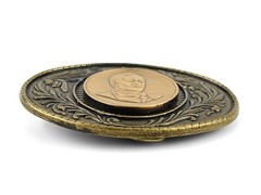 Vintage Metal Belt Buckle, Nice John Wayne American