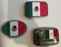 COUNTRY FLAG BELT BUCKLE
