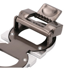 Silver with Gray Salvatore Ferragamo Alloy Belt Buckle for 34-35mm leather strap