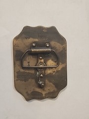 Vtg Central & Union Pacific Rail Road Co Belt Buckle Brass Railroad Line