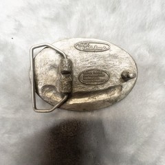 Vtg 1984 Paula Freed Artist Colorado Western Belt Buckle 3”x2.25”