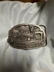 Vintage Southern Pacific Train Belt Buckle Cab Forward 4882