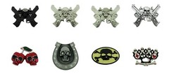 Skull Belt Buckle Vintage Crossbones Silver Metal Fashion Gothic Usa Tattoo Mens